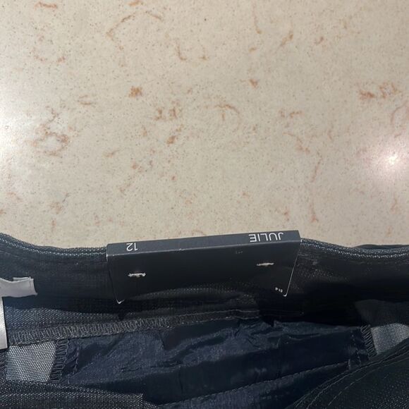 NWT Ann Taylor LOFT Julie curvy flare leg with stretch SZ 12 NEW with tags belt - Picture 8 of 15